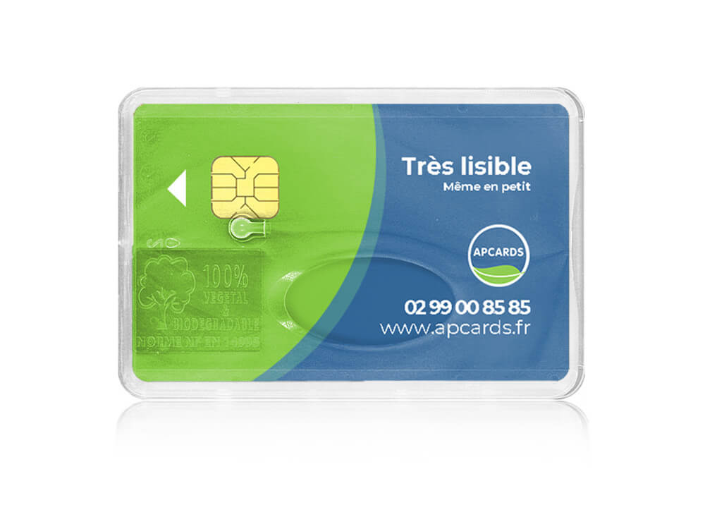 Protège-carte en bioplastique - CARD HOLDER - Vertlapub