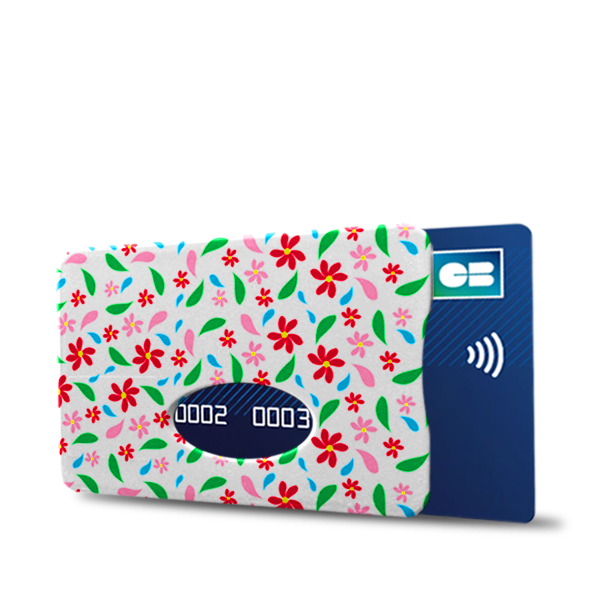 Etui de protection carte bancaire RFID blindé anti-scan Or